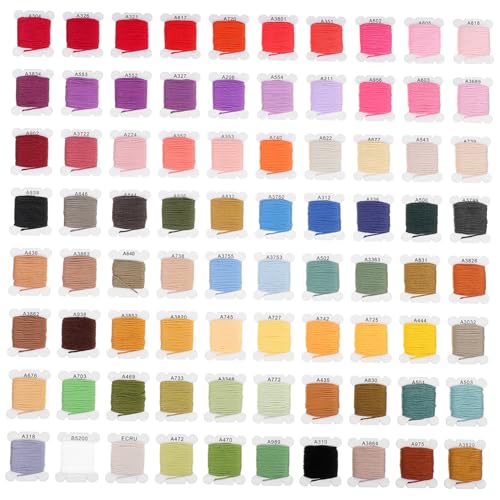Gadpiparty Stickgarn Buntes Nähgarn Buntes Mehrfarbiges Garn Kreuzstichgarn Polyesterfaden Stickgarn DIY Faden Für Nähmaschinen Gadpiparty Stickgarn Buntes Nähgarn Buntes Mehrfarbiges Garn Kreuzstichgarn Polyesterfaden Stickgarn DIY Faden Für Nähmaschinen von Gadpiparty