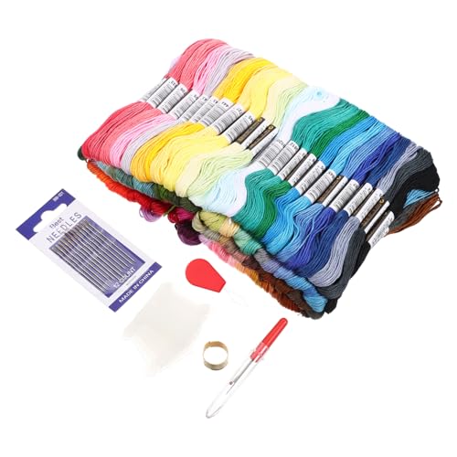 Gadpiparty Stickgarn Set Bunte Stickgarnstränge Stickgarn Punch Needle Kit Floss Embroidery Knäuel Stichfaden Stickset Regenbogen Handarbeitssets Polyester Gadpiparty Stickgarn Set Bunte Stickgarnstränge Stickgarn Punch Needle Kit Floss Embroidery Knäuel Stichfaden Stickset Regenbogen Handarbeitssets Polyester von Gadpiparty