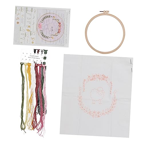 Gadpiparty Stickmaterialpaket Nähgarn Für Anfänger Stickzubehör Sets Starter Handkreuzrahmen Kleiner Nähstich DIY Stickset Stickwerkzeug Set Baumwolle Gadpiparty Stickmaterialpaket Nähgarn Für Anfänger Stickzubehör Sets Starter Handkreuzrahmen Kleiner Nähstich DIY Stickset Stickwerkzeug Set Baumwolle von Gadpiparty