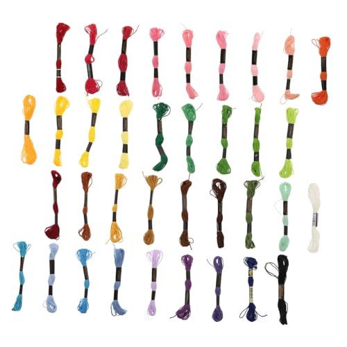 Gadpiparty Stränge Bunte Stickgarne für Diy Stickerei Hochwertige Handarbeitsgarne für Kreuzstich Basteln und Kreative Projekte von Gadpiparty