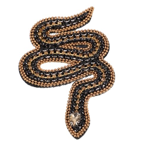 Gadpiparty Strass Schlangen Patches Glitzernde Pailletten Applikation zum Aufnähen DIY Dekoration für Kleidung Schuhe und Taschen Zubehör für Einzigartigen Stil von Gadpiparty