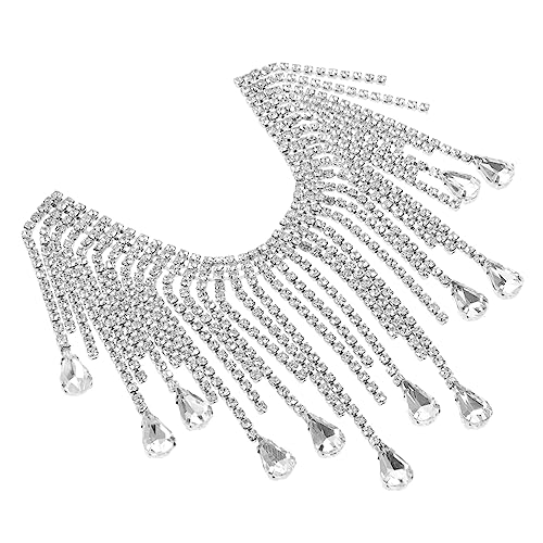 Gadpiparty Strasskette Quasten Kleidung ab trimmen Zierleiste zum Nähen Strass -Randzierstreifen Strassbesatz Fransenbesatz selber machen Strassrand Fransenbesatz mit Quaste Metall Silber Gadpiparty Strasskette Quasten Kleidung ab trimmen Zierleiste zum Nähen Strass -Randzierstreifen Strassbesatz Fransenbesatz selber machen Strassrand Fransenbesatz mit Quaste Metall Silber von Gadpiparty