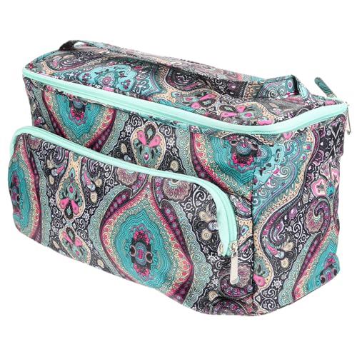 Gadpiparty Strickwerkzeug Organizer Reisetasche Kosmetiktasche mit Blumenmuster für Strick und Häkelzubehör für Unterwegs Praktisch für Ordnung und Schutz Gadpiparty Strickwerkzeug Organizer Reisetasche Kosmetiktasche mit Blumenmuster für Strick und Häkelzubehör für Unterwegs Praktisch für Ordnung und Schutz von Gadpiparty