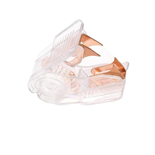 Gadpiparty Student Stapler Remover Tragbarer Heftklammerentferner aus Roségold Werkzeug für Büro und Haushalt Sicher und Einfach zu Bedienen von Gadpiparty