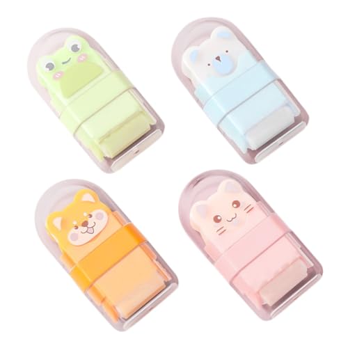 Gadpiparty Süßes Cartoon Radiergummi für Kinder 4 Stück mit Reinigungsrolle Praktische Schulmaterialien Tiermotiv für Schule und Basteln Gadpiparty Süßes Cartoon Radiergummi für Kinder 4 Stück mit Reinigungsrolle Praktische Schulmaterialien Tiermotiv für Schule und Basteln von Gadpiparty