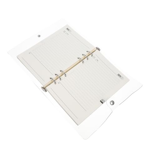 Gadpiparty Tagesplaner Notizbuch Tragbarer Büro Organizer mit PVC Nachfüllbarem Ringbuch und Englischen Innenseiten für Effektives Zeitmanagement und Planung von Gadpiparty