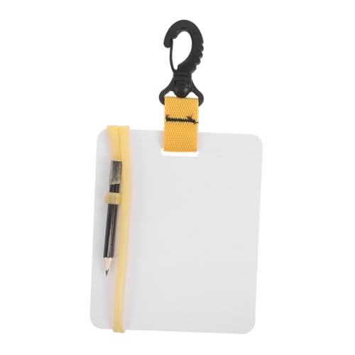 Gadpiparty Tauch Schreibtafel Wiederverwendbar Unterwasser Notizblock mit Bleistift für Kommunikation Beim Tauchen Schnorcheln und Freitauchen für Verschiedene von Gadpiparty