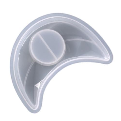Gadpiparty Teelichthalter Silikonform für DIY Harzkerzenhalter Mond Design Vielseitige Gießform für Dekorationen für Bastelprojekte und Wohnaccessoires von Gadpiparty