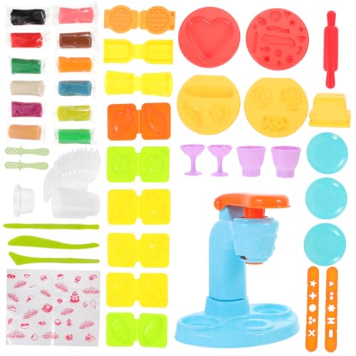 Gadpiparty Teiliges Knete Modellierwerkzeug für Bunte DIY Clay Molds Stabile Kunststoff Eiscreme Förmchen Einfach zu Greifen Plastilin Zubehör für Kinderhände von Gadpiparty