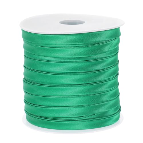 Gadpiparty Textilband Quilting Zubehör Dekoband für Kleidung Material Abschlussband Schrägband Nahtbindung Zierband Deckenbindung dekoratives Klebeband Bindeband zum Nähen Satin Green von Gadpiparty