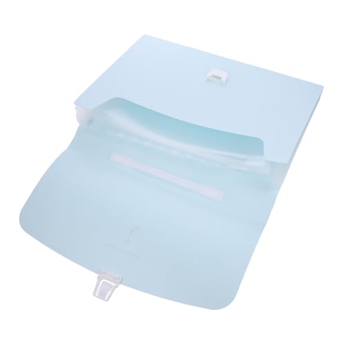 Gadpiparty Tragbare Orgel Tasche Veranstalter Dokumenttasche Büroorganisatoren Und -aufbewahrung Dokumentordner-organizer Papier-organizer-ordner Erweiterbarer Ordner Blau Plastik von Gadpiparty