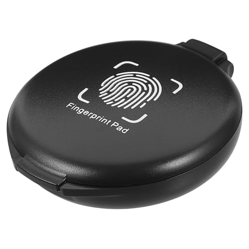 Gadpiparty Tragbares Stempelkissen für Fingerabdrücke kompakte Reise Tasche waschbar Mini-Stempelkissen Stamper drucken Ölstempelkissen Stempelkissenwerkzeug Feilenstempelkissen flüssig Blau von Gadpiparty