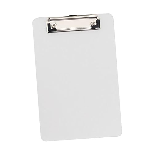 Gadpiparty Transparent PVC Schreibbrett Robustes Kunststoff Klemmbrett mit Niedrigem Flexibler Dokumenten Organizer für Büro Schule Zuhause Multifunktional Leicht und Bruchsicher Gadpiparty Transparent PVC Schreibbrett Robustes Kunststoff Klemmbrett mit Niedrigem Flexibler Dokumenten Organizer für Büro Schule Zuhause Multifunktional Leicht und Bruchsicher von Gadpiparty