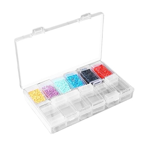 Gadpiparty Transparente Aufbewahrungsbox mit Abnehmbaren Fächern für Schmuck Perlen und Nagelkunst Fächer und Praktisch für Aufbewahrung Kleiner Artikel Gadpiparty Transparente Aufbewahrungsbox mit Abnehmbaren Fächern für Schmuck Perlen und Nagelkunst Fächer und Praktisch für Aufbewahrung Kleiner Artikel von Gadpiparty
