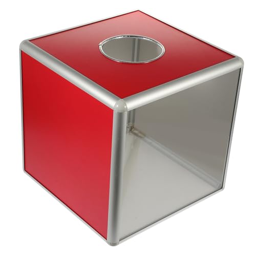 Gadpiparty Transparente Raffle Box aus Robustem Würfelförmige Donation Box ohne Aufschrift Vielseitig für Meetings und Fundraising Langlebig und Praktisch Aluminiumrahmen Farbe Gadpiparty Transparente Raffle Box aus Robustem Würfelförmige Donation Box ohne Aufschrift Vielseitig für Meetings und Fundraising Langlebig und Praktisch Aluminiumrahmen Farbe von Gadpiparty