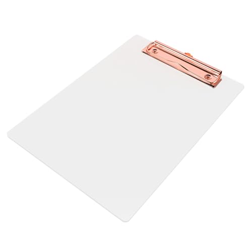 Gadpiparty Transparentes Acryl Clipboard mit Robustem Clip Leicht und Portabel für Büro Schule und Meetings Langlebige Schreibunterlage für Notizen Prüfungen und Dokumentenhalter Gadpiparty Transparentes Acryl Clipboard mit Robustem Clip Leicht und Portabel für Büro Schule und Meetings Langlebige Schreibunterlage für Notizen Prüfungen und Dokumentenhalter von Gadpiparty