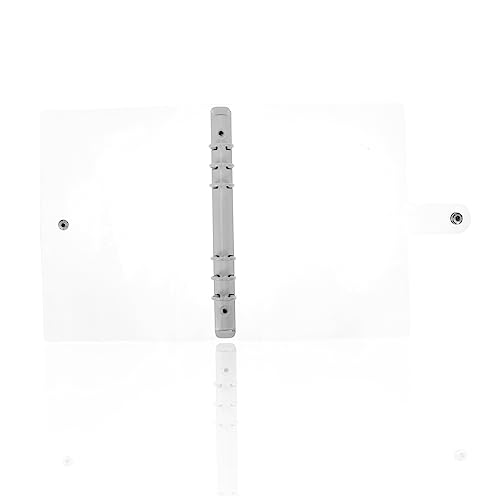 Gadpiparty Transparentes Ringbuch mit Softcover Ring Mechanik Flexibler Binder Clip für Lose Notizbuch Organizer für Büro Schule Zuhause Praktische Ablage für Dokumente und Karten Gadpiparty Transparentes Ringbuch mit Softcover Ring Mechanik Flexibler Binder Clip für Lose Notizbuch Organizer für Büro Schule Zuhause Praktische Ablage für Dokumente und Karten von Gadpiparty