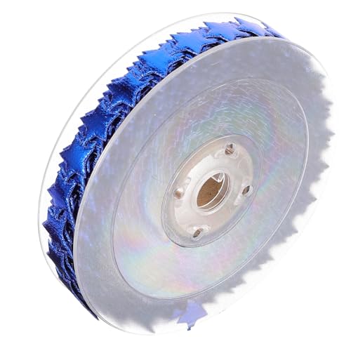 Gadpiparty Ultrasonisch Geprägtes Glänzendes Geschenkband mit Fünfzackigen Sternen Blaues Party deko band für Geschenkverpackung Blumensträuße und Haaraccessoires Vielseitiges DIY band für Gadpiparty Ultrasonisch Geprägtes Glänzendes Geschenkband mit Fünfzackigen Sternen Blaues Party deko band für Geschenkverpackung Blumensträuße und Haaraccessoires Vielseitiges DIY band für von Gadpiparty
