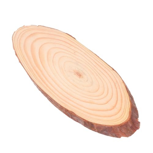 Gadpiparty Unbehandelte Holzscheiben Oval DIY Holzschnitt Dekoration zum Bemalen und Basteln für Tischdeko Hochzeit Wohnkultur Leichte Glatte Oberfläche von Gadpiparty