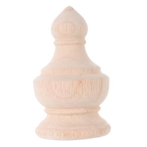 Gadpiparty Unlackiertes Holz Finial Europäischer Stil Handgefertigtes Rund Design Dekoratives Treppengeländer Endstück für Innenbereich Bettrahmen Verzierung Einfache Montage Natürliche Gadpiparty Unlackiertes Holz Finial Europäischer Stil Handgefertigtes Rund Design Dekoratives Treppengeländer Endstück für Innenbereich Bettrahmen Verzierung Einfache Montage Natürliche von Gadpiparty
