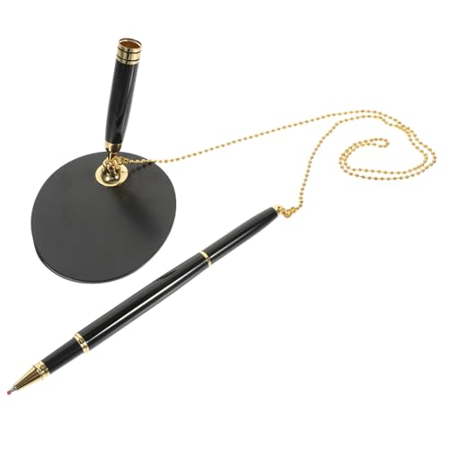 Gadpiparty Unterschriftenstift Gelstift Dual Minimalistisch exquisiter Kugelschreiber filigraner Business-Kugelschreiber Counter-Business-Stift Tisch stehender Stift Stahlstange Golden Gadpiparty Unterschriftenstift Gelstift Dual Minimalistisch exquisiter Kugelschreiber filigraner Business-Kugelschreiber Counter-Business-Stift Tisch stehender Stift Stahlstange Golden von Gadpiparty