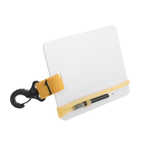 Gadpiparty Unterwasser Schreibtafel Wasserdichtes Schreibbrett mit Bleistift für Tauchen Schnorcheln und Tauchzubehör Hohe Sichtbarkeit und Stabilität für Klare Notizen von Gadpiparty