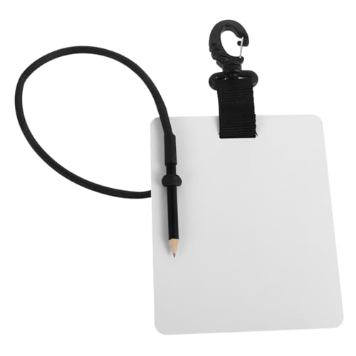 Gadpiparty Unterwasser Schreibtafel Wasserdichtes Whiteboard mit Clip Tauch Schreibausrüstung für Taucher Handschriftliche Notizen Vielseitig Einsetzbar Langlebig und Benutzerfreundlich von Gadpiparty