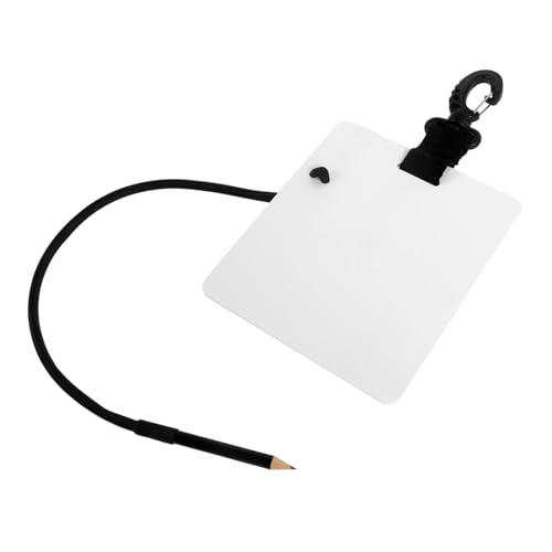 Gadpiparty Unterwasser schreibtafel mit Drehbarem Clip und Bleistift Schlankes Leichtes Design Speziell für Tauchausbildung und Taucherzubehör Komfortable Schreibfläche für Klare Notizen Gadpiparty Unterwasser schreibtafel mit Drehbarem Clip und Bleistift Schlankes Leichtes Design Speziell für Tauchausbildung und Taucherzubehör Komfortable Schreibfläche für Klare Notizen von Gadpiparty