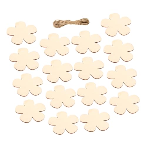 Gadpiparty Unvollendete Holzblumen zum Basteln Holzscheiben DIY Holzdeko zum Bemalen mit Schnur Robuste Holzstücke für Kreative Handwerksprojekte und Malspaß Gadpiparty Unvollendete Holzblumen zum Basteln Holzscheiben DIY Holzdeko zum Bemalen mit Schnur Robuste Holzstücke für Kreative Handwerksprojekte und Malspaß von Gadpiparty
