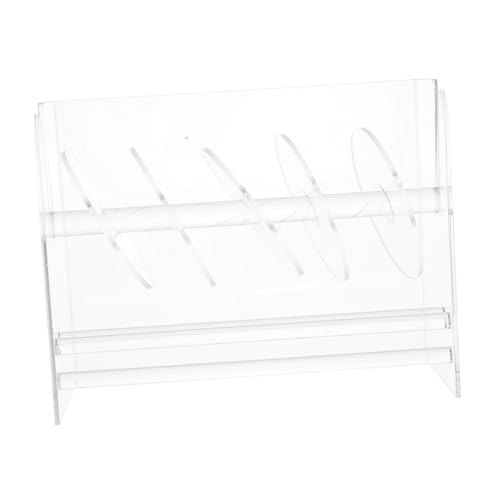 Gadpiparty Verstellbarer Acryl Etiketten-spender Scheiben Klarer Aufkleber-rollenhalter Multifunktionaler Klebeband-organizer für Büro Zuhause und Schreibtisch Einfacher Zusammenbau und Gadpiparty Verstellbarer Acryl Etiketten-spender Scheiben Klarer Aufkleber-rollenhalter Multifunktionaler Klebeband-organizer für Büro Zuhause und Schreibtisch Einfacher Zusammenbau und von Gadpiparty