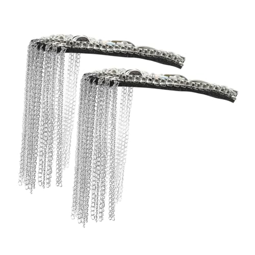 Gadpiparty Vintage Schulterepauletten mit Quasten und Perlenbesatz Abnehmbare Metallkette Dekorative Schulterabzeichen für Anzüge Bühnenkostüme und Festliche Outfits Gadpiparty Vintage Schulterepauletten mit Quasten und Perlenbesatz Abnehmbare Metallkette Dekorative Schulterabzeichen für Anzüge Bühnenkostüme und Festliche Outfits von Gadpiparty