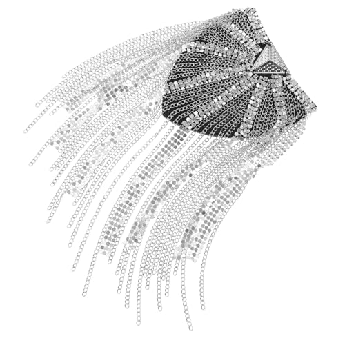 Gadpiparty Vintage Schulterklappen Schmuck mit Quaste und Strass Modische Metall Epauletten für Damen Stilvolle Schulterabzeichen für Anzug Vielseitiges Accessoire für Hochzeiten und Partys Gadpiparty Vintage Schulterklappen Schmuck mit Quaste und Strass Modische Metall Epauletten für Damen Stilvolle Schulterabzeichen für Anzug Vielseitiges Accessoire für Hochzeiten und Partys von Gadpiparty
