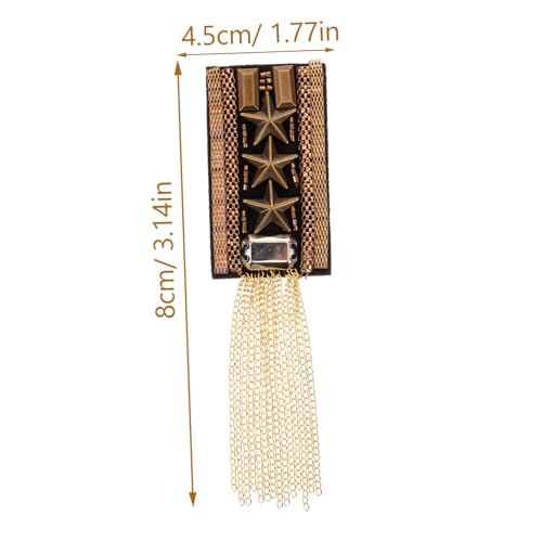 Gadpiparty Vintage Schulterklappen mit Quasten und Strassbesatz für Damen Dekorative Epauletten Schmuck Vielseitig für Party Hochzeit Bankett Robustes Material Modisches Accessoire Gadpiparty Vintage Schulterklappen mit Quasten und Strassbesatz für Damen Dekorative Epauletten Schmuck Vielseitig für Party Hochzeit Bankett Robustes Material Modisches Accessoire von Gadpiparty