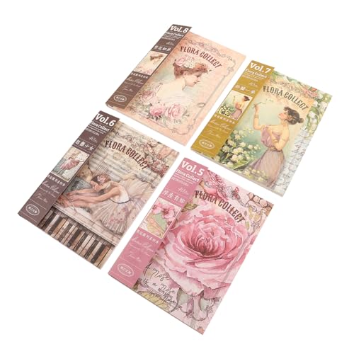 Gadpiparty Vintage Scrapbook mit Kreativen DIY Blättern Dekorative Blumenmuster für Scrapbooking Notizbücher Tagebücher und Bastelarbeiten Bastelmaterial für Projekte Gadpiparty Vintage Scrapbook mit Kreativen DIY Blättern Dekorative Blumenmuster für Scrapbooking Notizbücher Tagebücher und Bastelarbeiten Bastelmaterial für Projekte von Gadpiparty