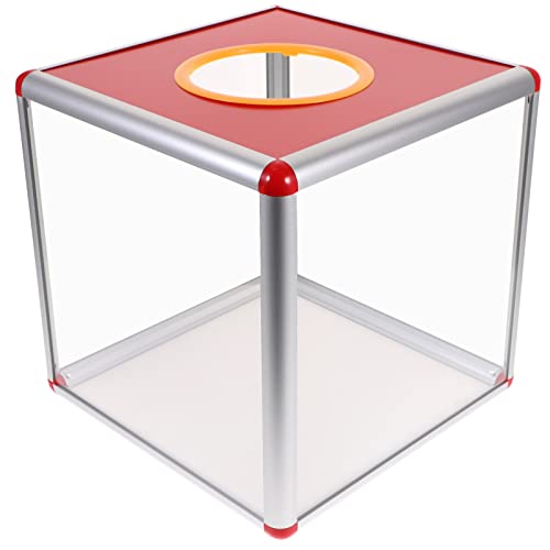 Gadpiparty Wahlurnenbox Raffelbox Spendenbox Wohltätigkeitsorganisation, quadratische Box transparente, für Spendenaktionen, Vorschlag, Wohltätigkeitsorganisation, 30 cm Gadpiparty Wahlurnenbox Raffelbox Spendenbox Wohltätigkeitsorganisation, quadratische Box transparente, für Spendenaktionen, Vorschlag, Wohltätigkeitsorganisation, 30 cm von Gadpiparty