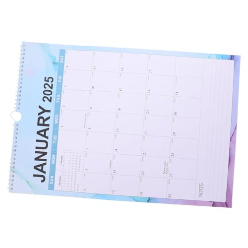 Gadpiparty Wandkalender Dekorativer Hängekalender mit Notizblock Design Abwischbar und Langlebig für Zuhause und Büro Platz für Aufgaben von Gadpiparty