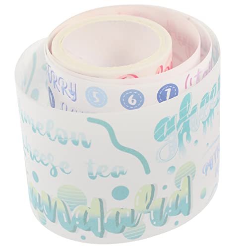 Gadpiparty Washi Tape Cursive English Handbuch Aufkleber Diy Bastelbedarf Geeignet für Scrapbooking Tagebuch und Dekoration von Gadpiparty