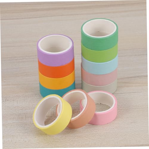 Gadpiparty Washi Tape Groß Sugar Color Teilig Bastelband Dekoratives Klebeband Für Fotoalbum Scrapbooking Geschenkverpackung Und DIY Zubehör von Gadpiparty