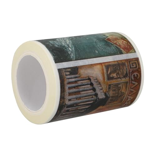 Gadpiparty Washi Tape Handreißbar Vintage Stil Buntes DIY Klebeband für Tagebuch Scrapbooking Dekoration Stickerpapier Geeignet von Gadpiparty