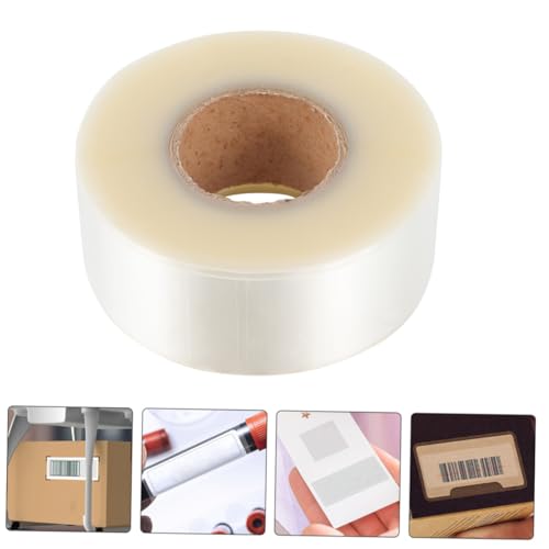 Gadpiparty Wasserdichter Transparenter Etikettenschutz Klare Schutzaufkleber für Barcode Buchlabels Bibliothek Schulhefte Heftaufkleber Beschriften Geeignet von Gadpiparty