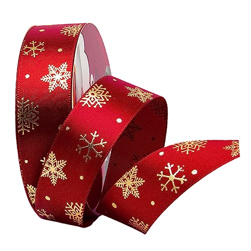 Gadpiparty Weihnachtliches Geschenkband Dekoratives DIY Bastelband Geschenkverpackung Rotweinfarbe für Weihnachtsgeschenke Party Dekoration Gadpiparty Weihnachtliches Geschenkband Dekoratives DIY Bastelband Geschenkverpackung Rotweinfarbe für Weihnachtsgeschenke Party Dekoration von Gadpiparty