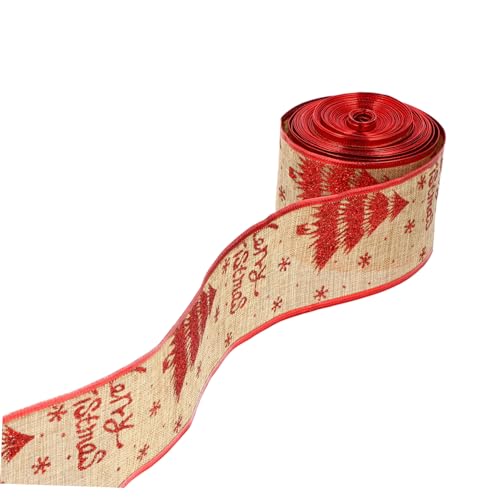 Gadpiparty Weihnachtliches Packband Yards Weihnachtsbaum Für Geschenkverpackung Und DIY Dekorationen Feste Und Feiern von Gadpiparty