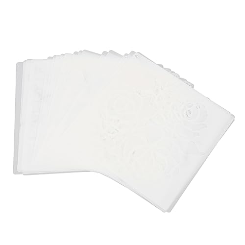 Gadpiparty Wiederverwendbare Schablonen Teiliges Design für Blumen und Schmetterlinge Vielseitige Malvorlagen für Wände Möbel und Bastelprojekte Langlebigem Pet Material von Gadpiparty