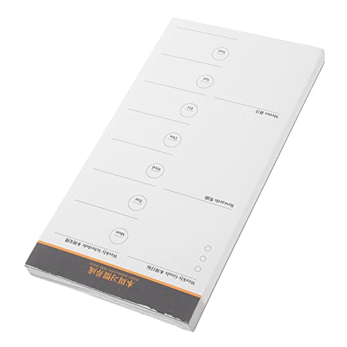 Gadpiparty Wöchentlicher Planer Notizblock für Effektives Zeitmanagement Reißbare Memo Pads für Büro Schule und Zuhause Notizbuch für Tägliche und Wöchentliche Organisation von Gadpiparty