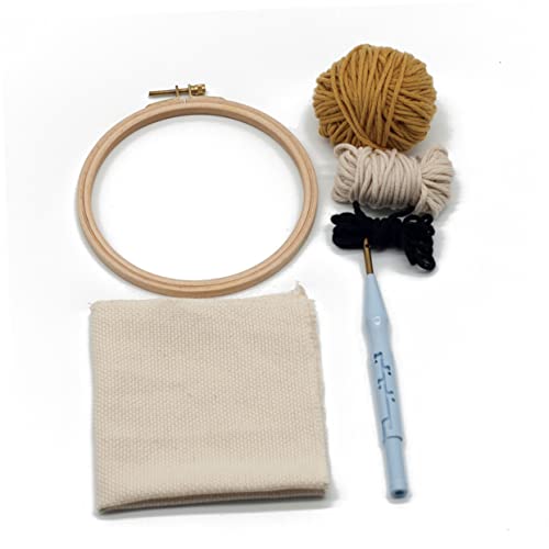 Gadpiparty Wollgarn Punch Needle Starter Kit für Anfänger Diy Stickerei Set mit Kunststoffrahmen und Buntem Garn für Kreative Bastelprojekte für Erwachsene Gadpiparty Wollgarn Punch Needle Starter Kit für Anfänger Diy Stickerei Set mit Kunststoffrahmen und Buntem Garn für Kreative Bastelprojekte für Erwachsene von Gadpiparty