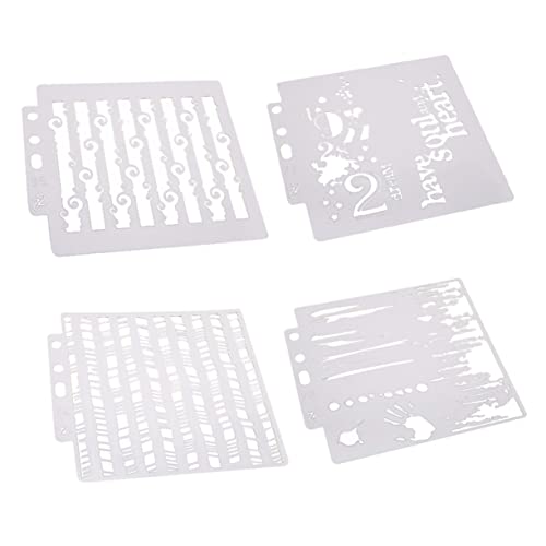 Gadpiparty Zeichenschablonen mit Verschiedenen Mustern Hochwertige Bastelschablonen für Kunst Scrapbooking und DIY Deko Robust für Kreative Projekte Gadpiparty Zeichenschablonen mit Verschiedenen Mustern Hochwertige Bastelschablonen für Kunst Scrapbooking und DIY Deko Robust für Kreative Projekte von Gadpiparty