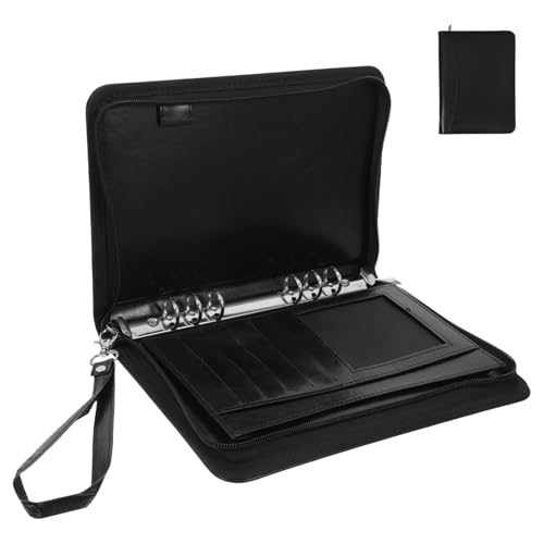 Gadpiparty Zipper Ordner mit Dokumentenorganizer und Mehreren Fächern für Geschäftsreisen und Professionelle Nutzung Langlebig und Praktisch für Effiziente Papierorganisation von Gadpiparty