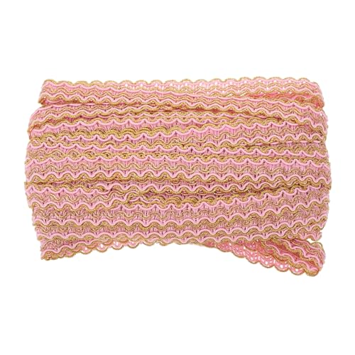 Gadpiparty geflochtener Spitzenbesatz Fransen Kleidungsstück trimmen Rüsche Quaste DIY bastelleiste Band Handwerk Zopfbesatz nähen Nähgarnitur zarter Besatz Polyestergarn Rosa Gadpiparty geflochtener Spitzenbesatz Fransen Kleidungsstück trimmen Rüsche Quaste DIY bastelleiste Band Handwerk Zopfbesatz nähen Nähgarnitur zarter Besatz Polyestergarn Rosa von Gadpiparty