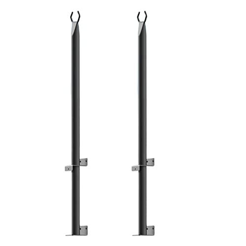 Gaimety Lichterkette, Halterung aus Stahl, 4 Füße für hängende Schnur, 2 robuste Leuchtenhalter, Lichterkette, mit festem Clip Gaimety Lichterkette, Halterung aus Stahl, 4 Füße für hängende Schnur, 2 robuste Leuchtenhalter, Lichterkette, mit festem Clip von Gaimety