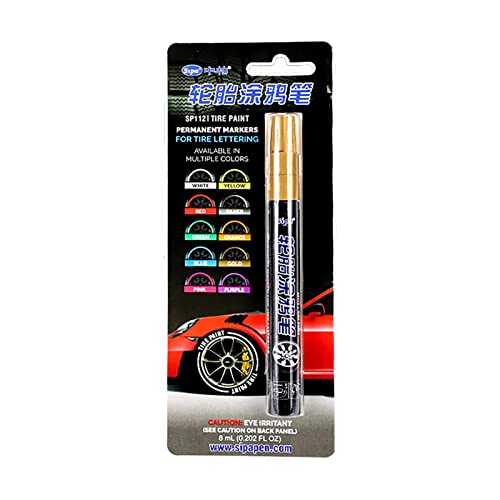 Gaimety Reifenfarbe, Marker, Farbe für Reifen, farbig, Farbe für Reifen, wasserdicht, verblasst nicht, Marker, Permanent-Stift, wasserfest Gaimety Reifenfarbe, Marker, Farbe für Reifen, farbig, Farbe für Reifen, wasserdicht, verblasst nicht, Marker, Permanent-Stift, wasserfest von Gaimety